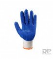 GUANTE TEJIDO SIN COSTURA LATEX RUG. AZUL